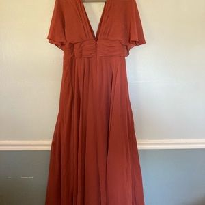 Azazie Terracotta Bridesmaid Dress